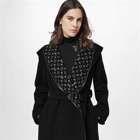 louis vuitton hooded wool coat|Louis Vuitton coats for women.